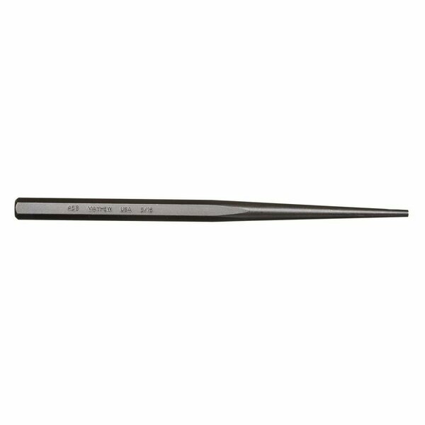 Mayhew Tools Mayhew Line-Up Punch, 5/16 in Tip, 12 in L, 5/8 in Dia Shank, Hex Shank, Steel 72013